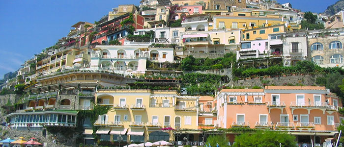 Positano by night